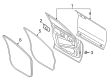 Lincoln Corsair Door Seal Diagram - LJ7Z-7820531-A