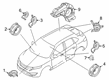 Lincoln MKX Subwoofer Diagram - FA1Z-18C804-A
