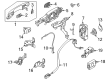 Ford Ranger Door Lock Actuator Diagram - N1WZ-6021812-X