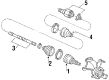 Ford Taurus Axle Shaft Diagram - E6DZ3B413C