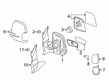 Ford Mirror Cover Diagram - BK3Z-17D742-A