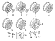 Ford Expedition Lug Nuts Diagram - 6L3Z-1A043-AA