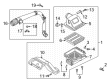 Ford F-150 Air Intake Hose Diagram - JL3Z-9R530-B