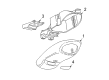 Ford F-250 Super Duty Dome Light Diagram - F6TZ-13783-AA