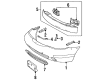 Ford Contour Bumper Cover Diagram - F8RZ-17757-HA