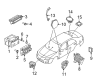 Ford Taurus Car Speakers Diagram - 9U5Z-18808-A