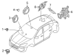 Ford Bronco Sport Car Speakers Diagram - H1BZ-18808-A