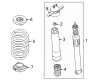 Ford Maverick Strut Mounts Diagram - NZ6Z-18A161-A