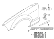 Ford Mustang Emblem Diagram - GR3Z-16228-A