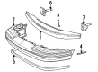 Lincoln Town Car License Plate Diagram - F5VY-17A385-A