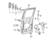 Ford E-250 Door Latch Assembly Diagram - AC2Z-15264A26-B