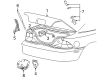 Ford Trunk Lid Latch Diagram - 6R3Z-6343200-B