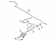 Ford Escape Wiper Arm Diagram - LJ6Z-17526-B