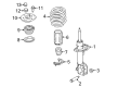 Ford Edge Strut Housing Diagram - K2GZ-18124-AZ