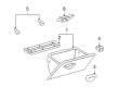 Ford Focus Glove Box Diagram - 5S4Z-54060T10-AAB