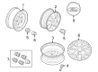 Ford Wheel Cover Diagram - CK4Z-1130-J