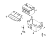 Ford E-350 Super Duty Battery Cable Diagram - LC2Z-14300-EA