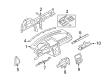 Ford Five Hundred Dash Panel Vent Portion Covers Diagram - 6G1Z-7404302-CB