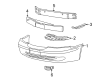 Mercury Sable Bumper Cover Diagram - 4F4Z-17D957-BA