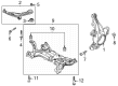 Ford Bronco Sport Control Arm Diagram - LX6Z-3079-J
