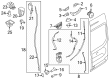 Ford Transit-250 Trunk Lid Latch Diagram - BK3Z-6143287-A