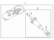Ford Transit-350 HD TPMS Sensor Diagram - JX7Z-1A189-E