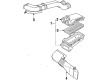 Ford Bronco Air Filter Box Diagram - E7TZ-9600-F