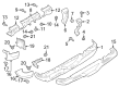 Ford Bronco Bumper Diagram - M2DZ-17906-AB