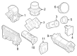 Lincoln HVAC Control Module Diagram - LC5Z-19980-HA