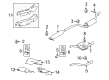 Ford Focus Exhaust Pipe Diagram - 9S4Z-5255-A