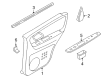 Mercury Mariner Armrest Diagram - 5E6Z-7827540-AAA
