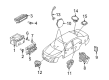 Ford Taurus Car Speakers Diagram - 8G1Z-18808-AA