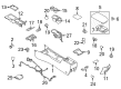 Ford Fusion Center Console Base Diagram - 9E5Z-54045A76-BC