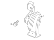 Ford Escape Horn Diagram - 9L8Z-13832-C