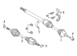 Lincoln Continental Axle Shaft Diagram - G3GZ-3B436-B