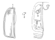 Lincoln Aviator Tail Light Diagram - 2C5Z-13405-AA