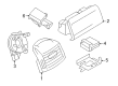 Ford F-250 Super Duty Airbag Diagram - 7C3Z-25043B13-AC