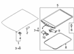 Ford Transit Connect Weather Strip Diagram - DT1Z-1751884-BA