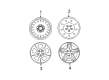 Ford Taurus Spare Wheel Diagram - YF1Z-1007-FA