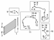 Ford Escape A/C Condenser Diagram - LX6Z-19712-D