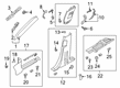 Ford Explorer Interior Door Handle Diagram - LB5Z-7831406-AD