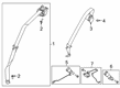 Lincoln Corsair Seat Belt Diagram - LJ7Z-78611B69-AF