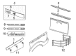 Ford Explorer Sport Trac Emblem Diagram - 1L5Z-9842528-AA
