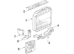 Ford E-350 Econoline Club Wagon Radiator Support Diagram - E6UZ16152B