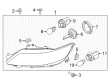 Ford Taurus Headlight Diagram - DG1Z-13008-Y
