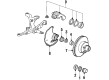 Ford Country Squire Brake Rotor Diagram - YW7Z-1V102-AA