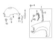 Ford Expedition Fender Diagram - FL1Z-16005-B