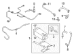 Ford Taurus Crankcase Breather Hose Diagram - HL2Z-6762-A