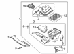 Ford Fusion Air Filter Box Diagram - JS7Z-9600-A
