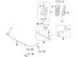 Ford F-250 Super Duty Sway Bars Diagram - 9C3Z-5482-D